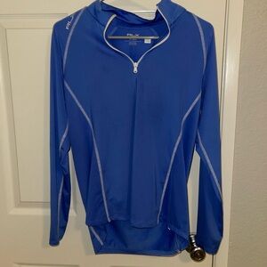 Ralph Lauren blue long sleeve golf shirt